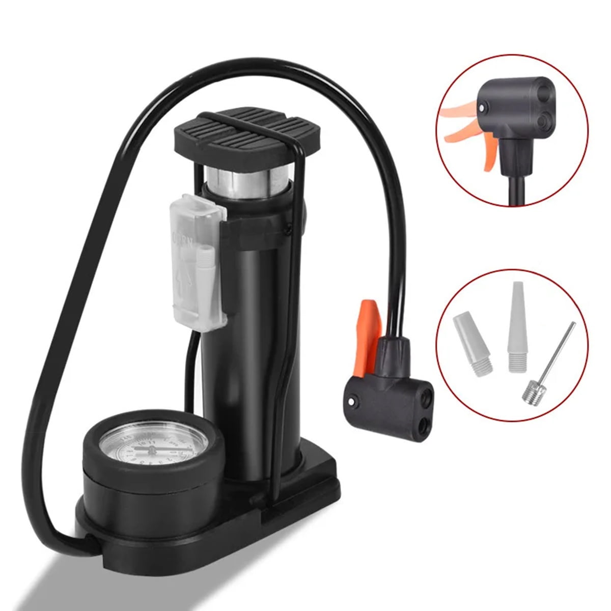 485 Portable Mini Foot Pump For Bicyclebike And Car