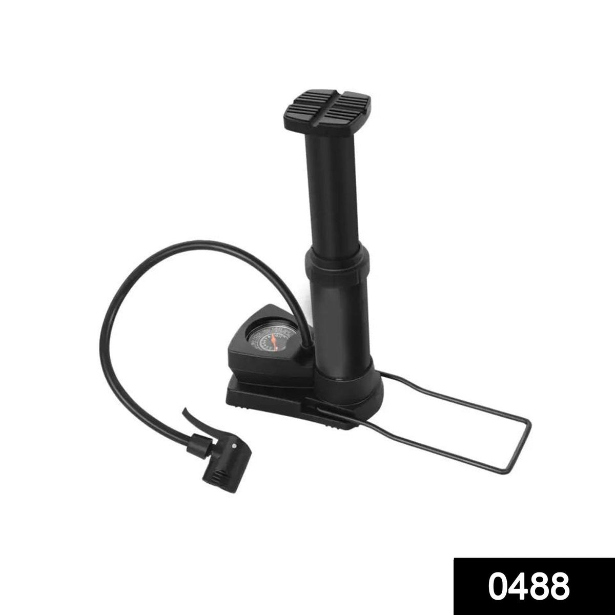 488 Mini Foot Pump Inflator For Bike And Car