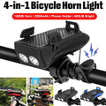 Plastic Bicycle Phone Holder With Handlebar Mount For Secure Mobile Use With Horn (1 Pc)