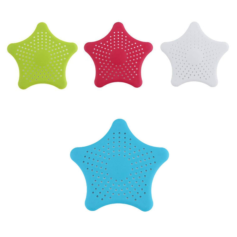 0830 Star Shape Suction Cup Kitchen Bathroom Sink Drain Strainer