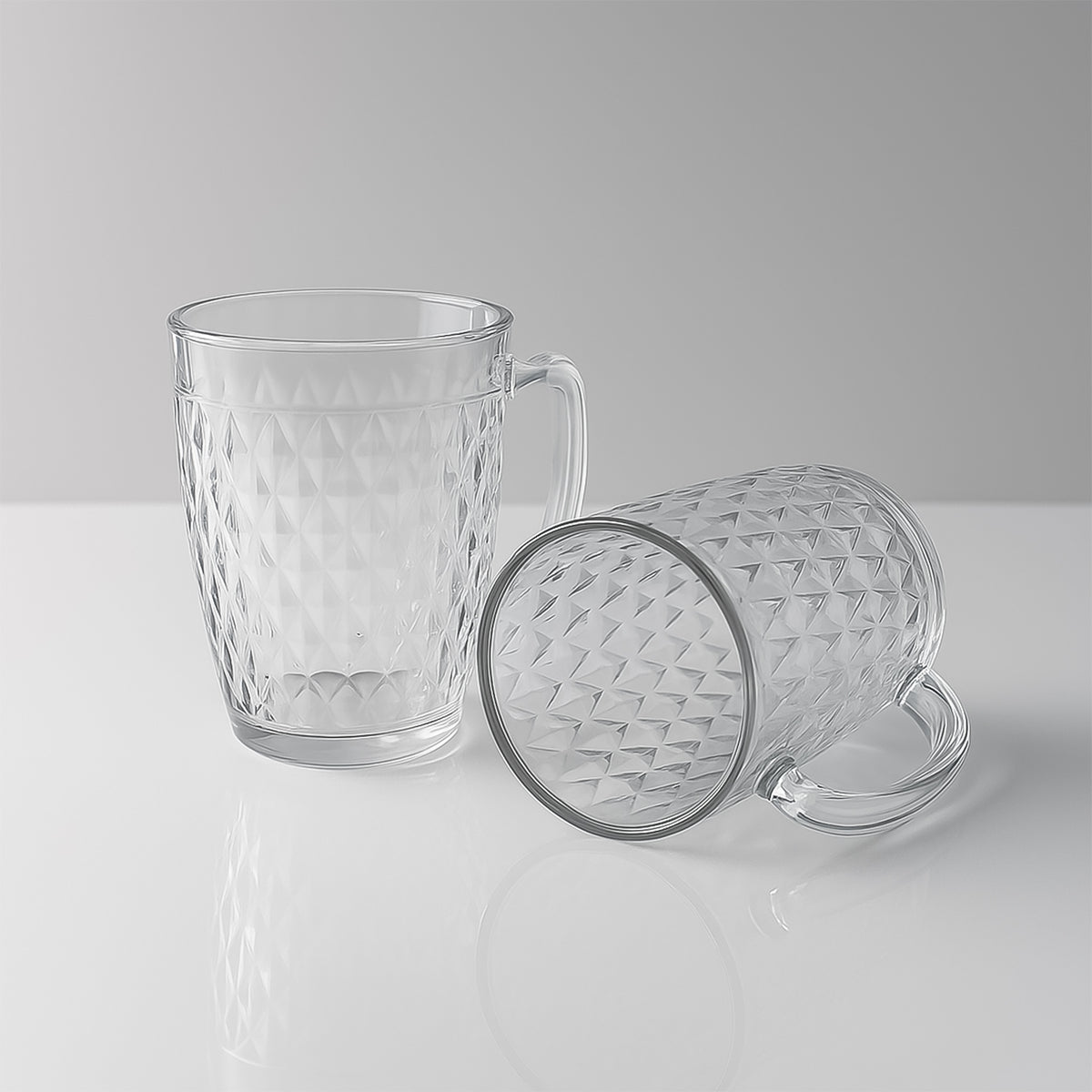 Apex Mocktail Mug Glass (2 Pc Set  400 Ml)